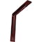 Ekena Millwork Stockport Steel Bracket, Hammered Bright Red 2"W x 12"D x 12"H BKTM02X12X12STHRE - alternate 1